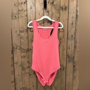 Zenana Pink Bodysuit
